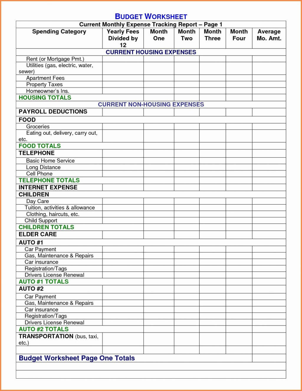 Spreadsheet Monthly Expense Template Expenses Business Inside Expense Report Template Excel 2010