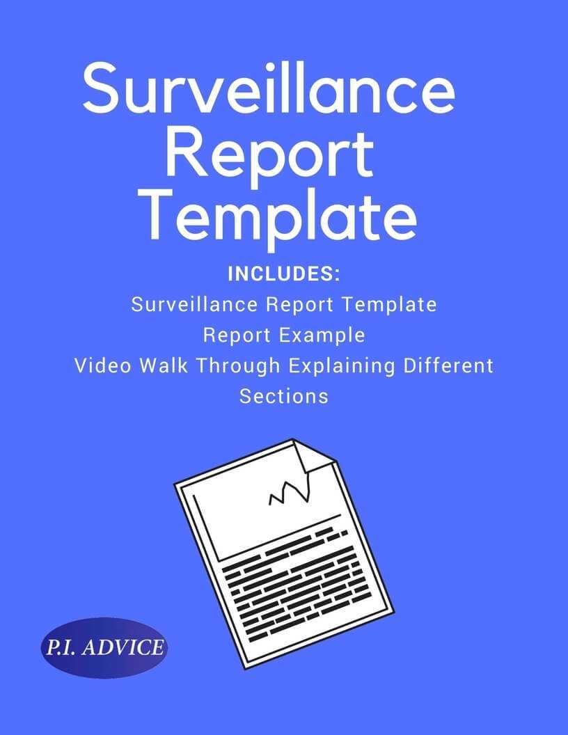 Surveillance Report Template In Private Investigator Surveillance Report Template