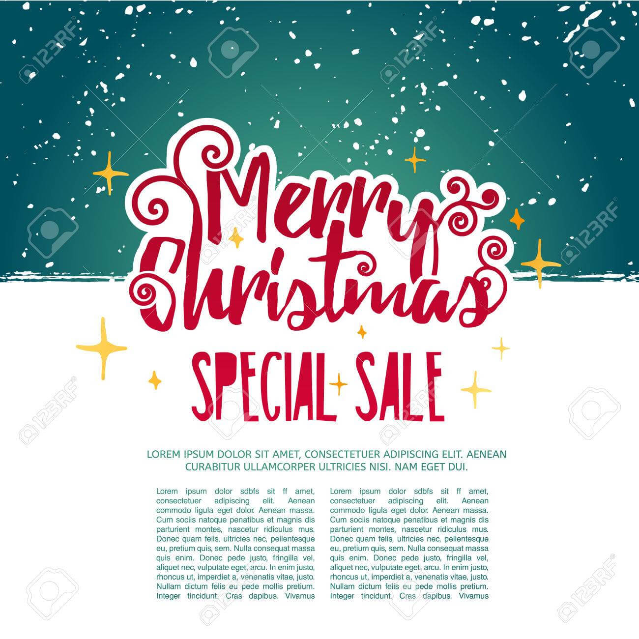 Template Design Merry Christmas Banner. Happy Holiday Brochure.. Within Merry Christmas Banner Template