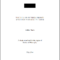 Template For Latex Phd Thesis Title Page – Texblog Throughout Project Report Latex Template