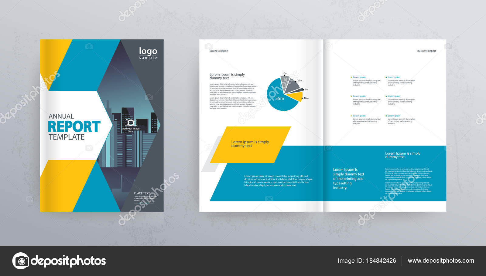 Template Layout Design Cover Page Company Profile Annual Pertaining To Cover Page For Annual Report Template