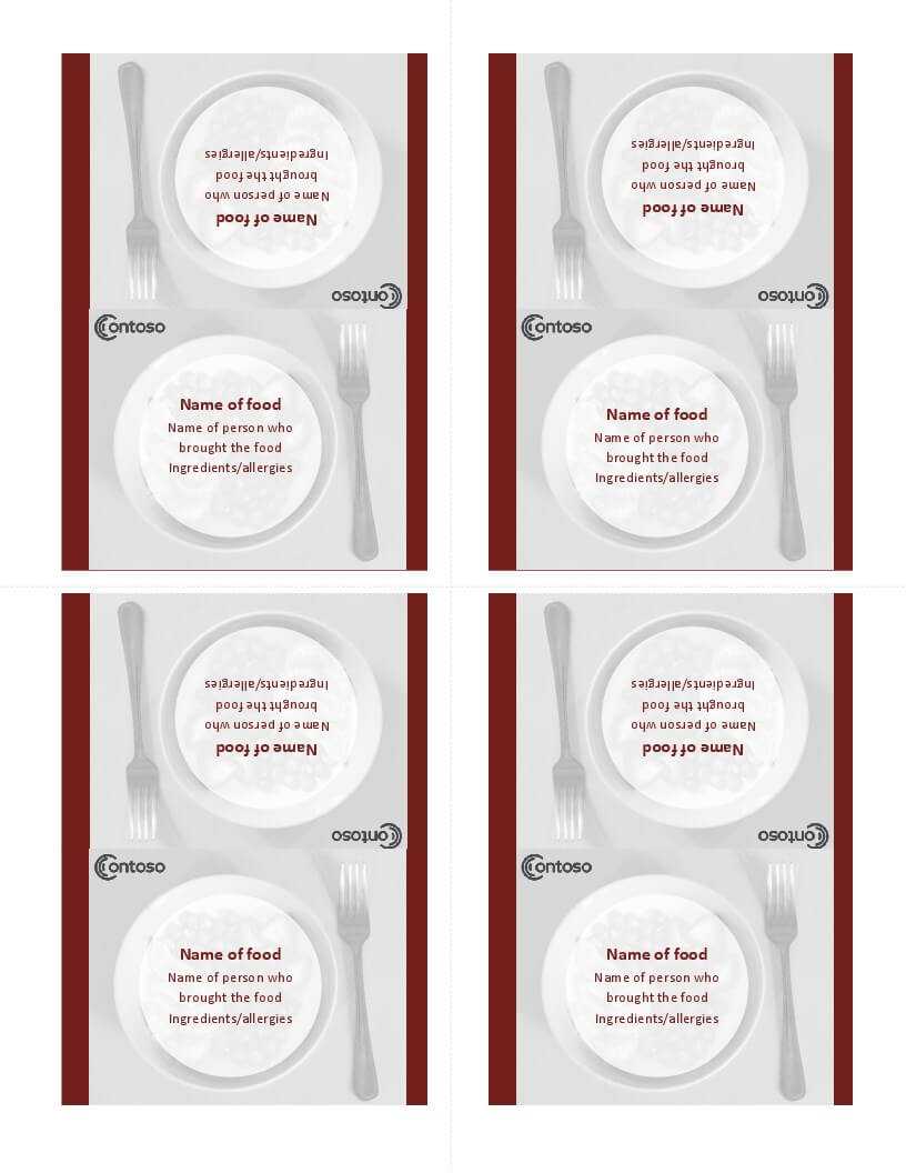 Tent Cards Regarding Tent Name Card Template Word