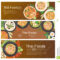 Thai Food Banner Template Stock Vector. Illustration Of Inside Food Banner Template
