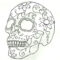 The Best Free Sugar Skull Drawing Images. Download From For Blank Sugar Skull Template