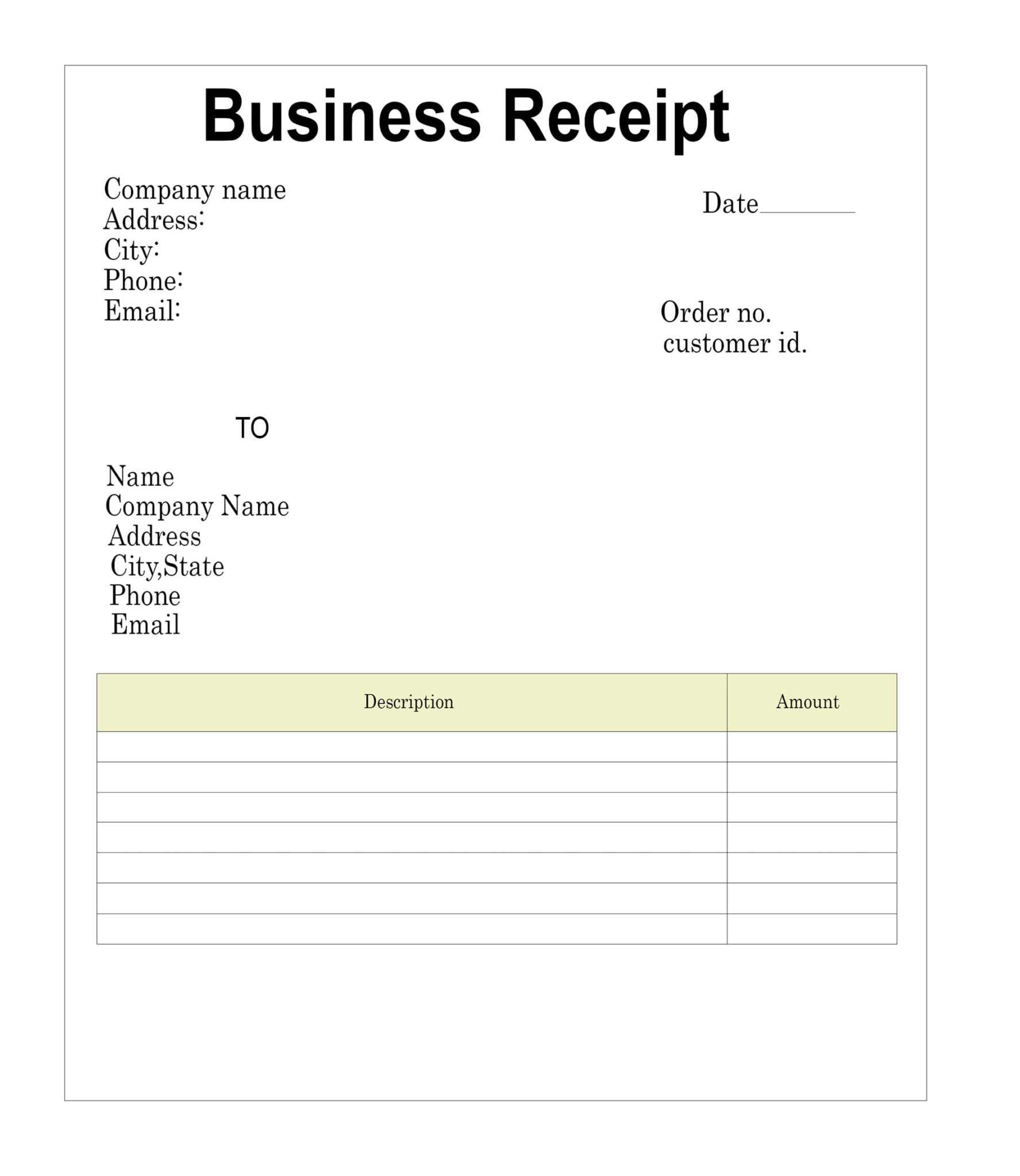 the receipt template in blank taxi receipt template best sample template