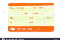 Train Ticket Blank Stock Photos &amp; Train Ticket Blank Stock with regard to Blank Train Ticket Template