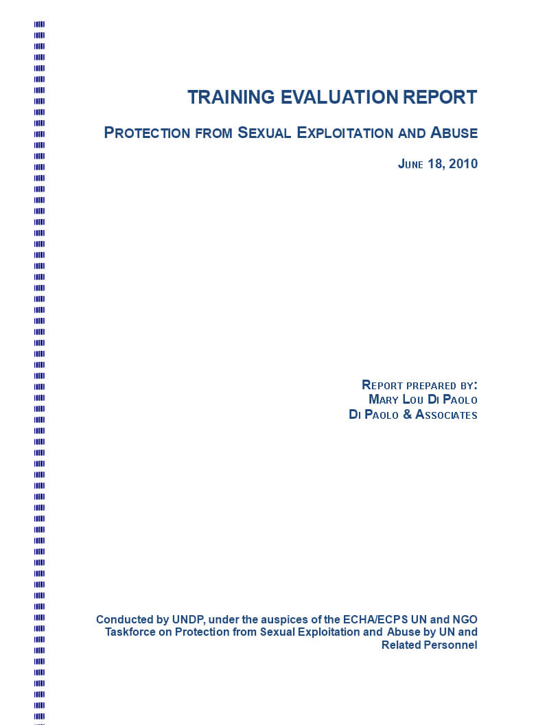 Training Evaluation | Templates At Allbusinesstemplates In Training Evaluation Report Template