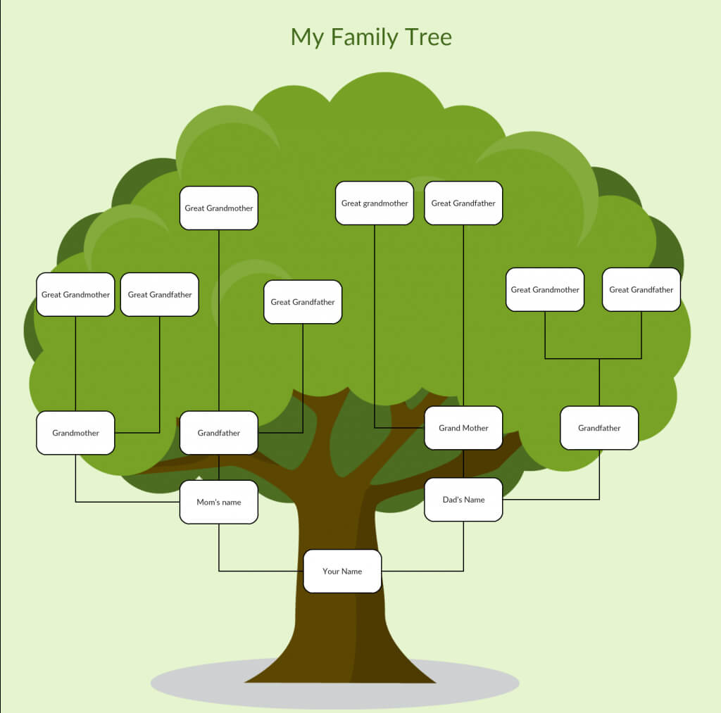 Tree Charts – Tunu.redmini.co Throughout Blank Tree Diagram Template