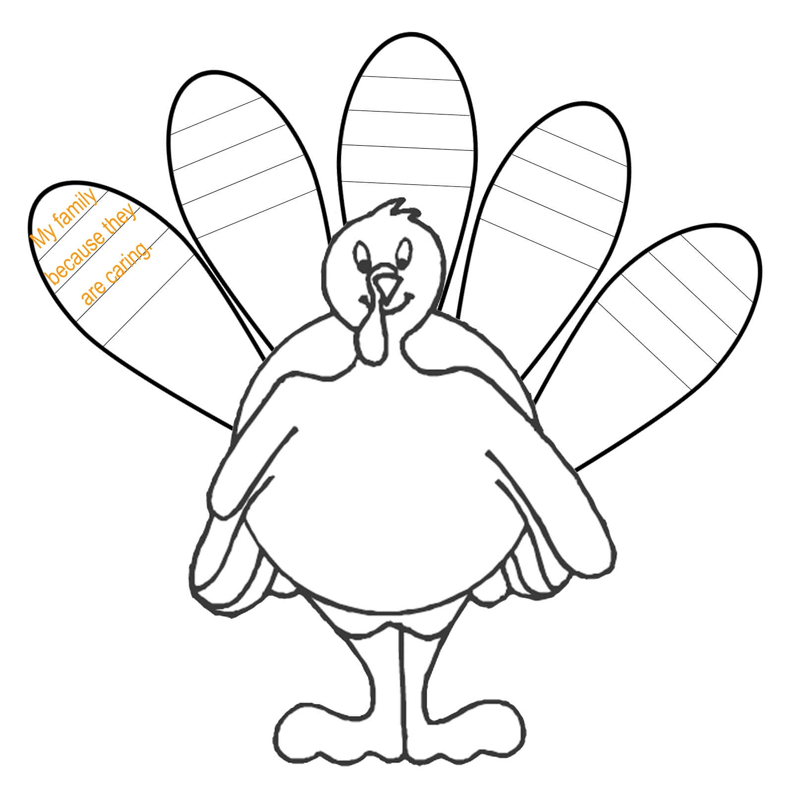 Turkey Clip Art Coloring Page, Picture #4554 Turkey Clip Art Throughout Blank Turkey Template