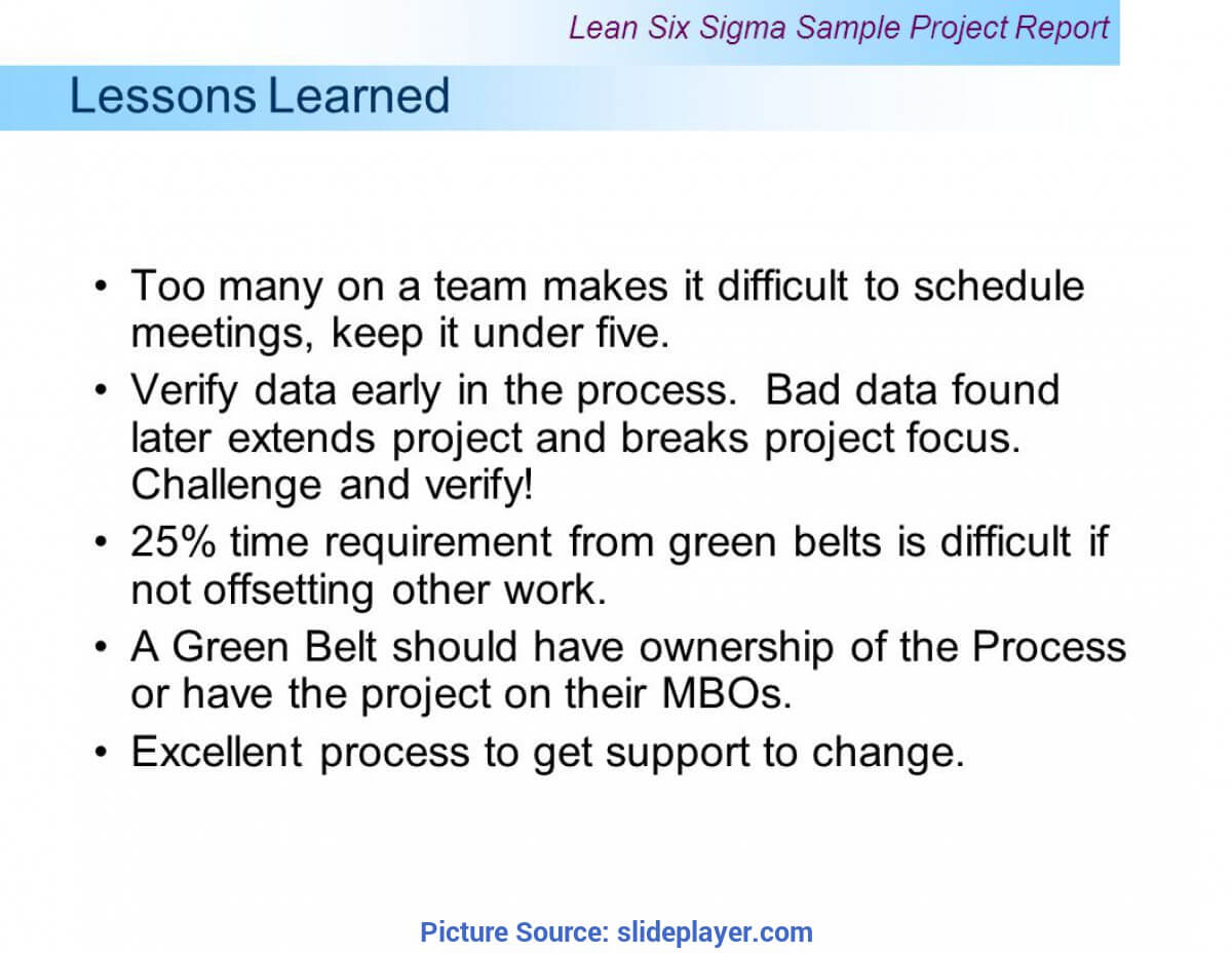 Unusual Project Closure Lessons Learned Examples Example Within Project Closure Report Template Ppt
