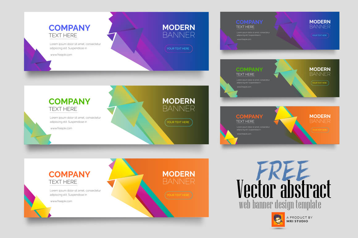 Vector Abstract Web Banner Design Template – Photoshop Action Pertaining To Banner Template For Photoshop