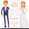Vector Wedding Banner Template. Decorative Flyer With Bride Pertaining To Bride To Be Banner Template