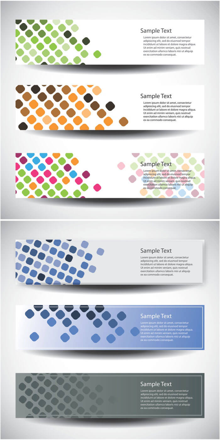 Vertical Banner Templates Vector | Vector Graphics Blog Throughout Website Banner Templates Free Download