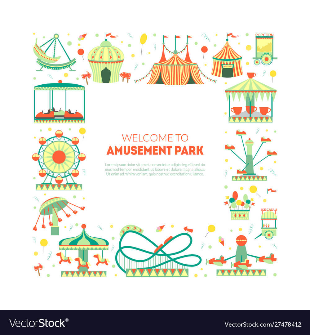 Welcome To Amusement Park Banner Template With In Welcome Banner Template