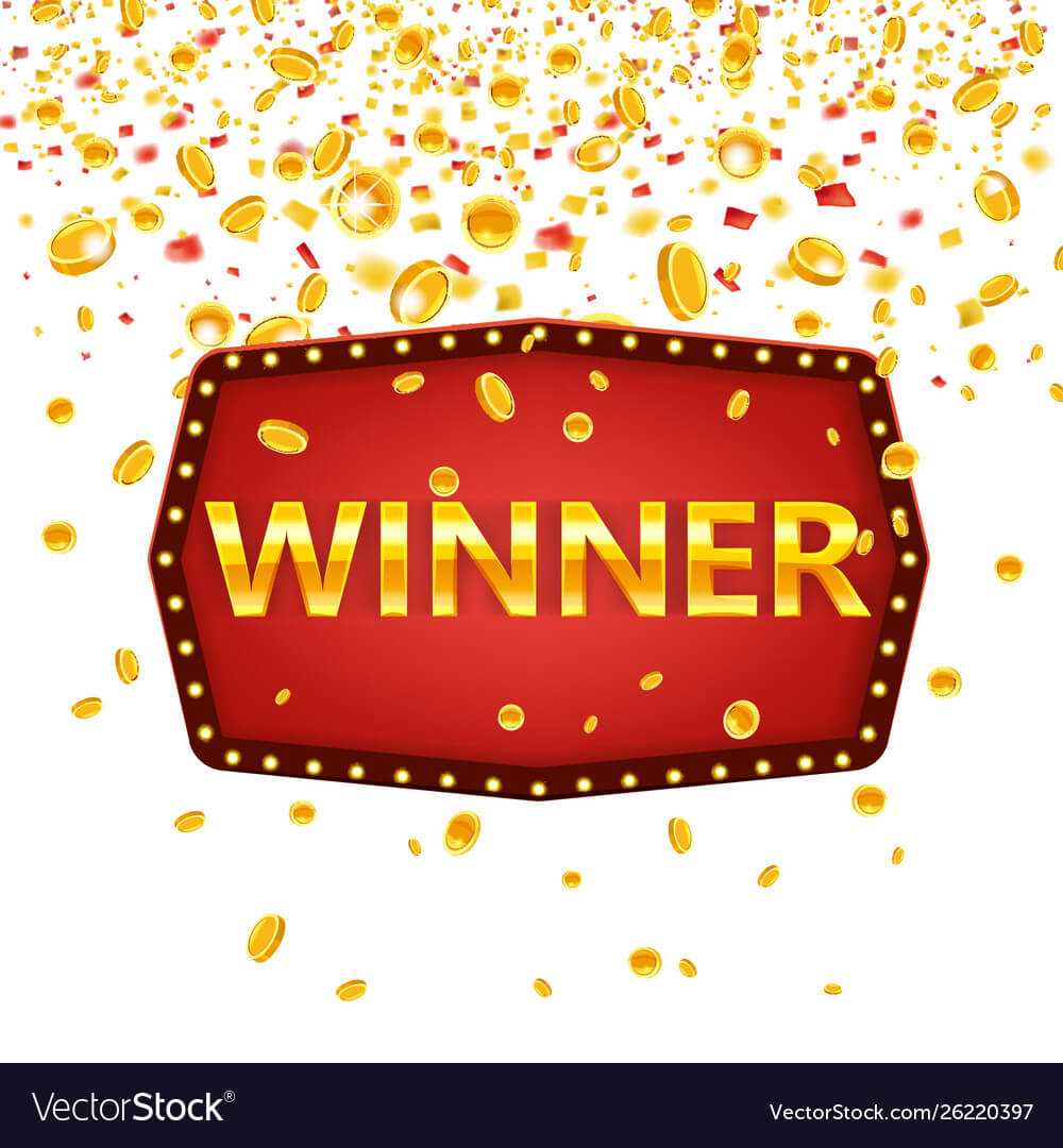 Winner Frame Label Banner Template Win Throughout Congratulations Banner Template