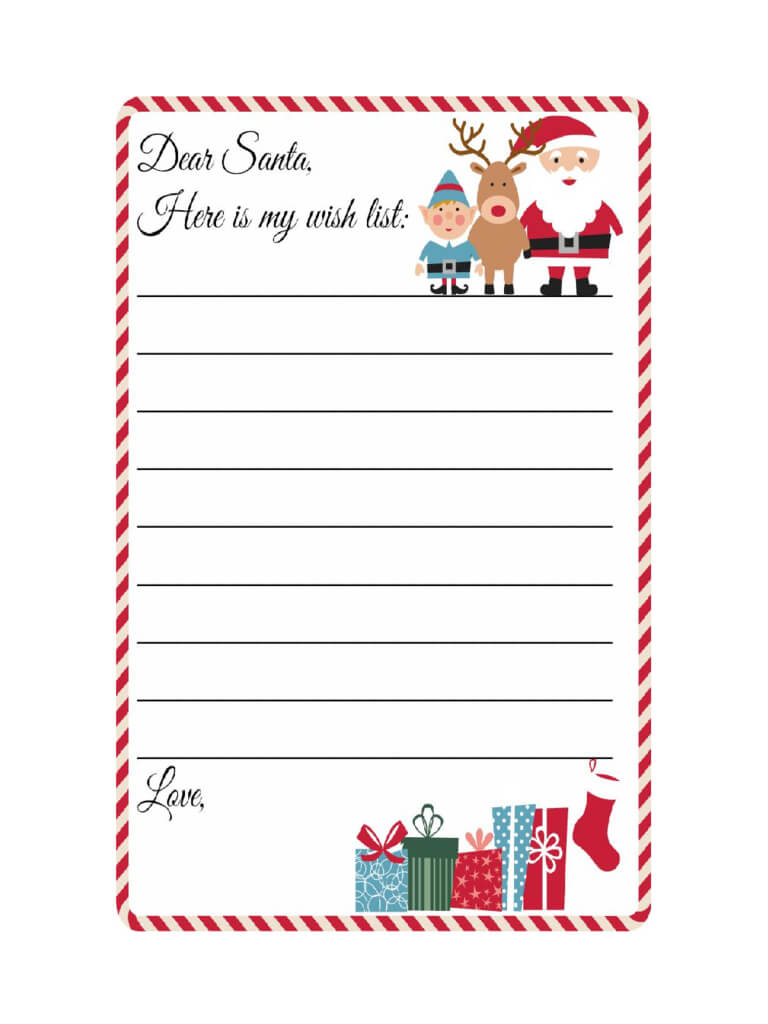 Word Christmas Letter Template Free – C Punkt With Santa Letter Template Word