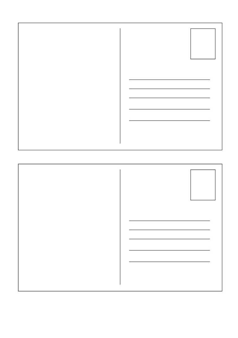  Postcard Size Template Word 