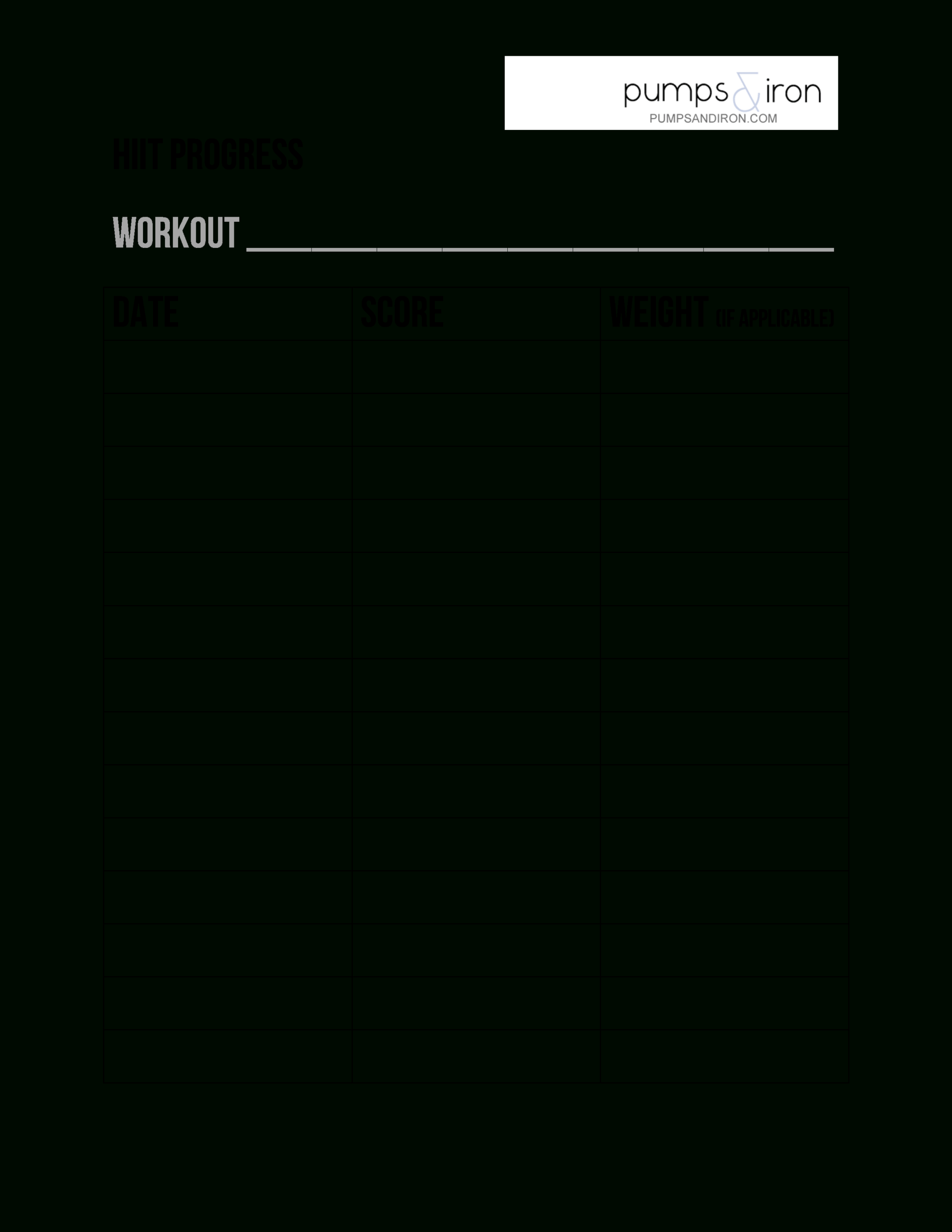Workout Chart Template – Tunu.redmini.co With Regard To Blank Workout Schedule Template