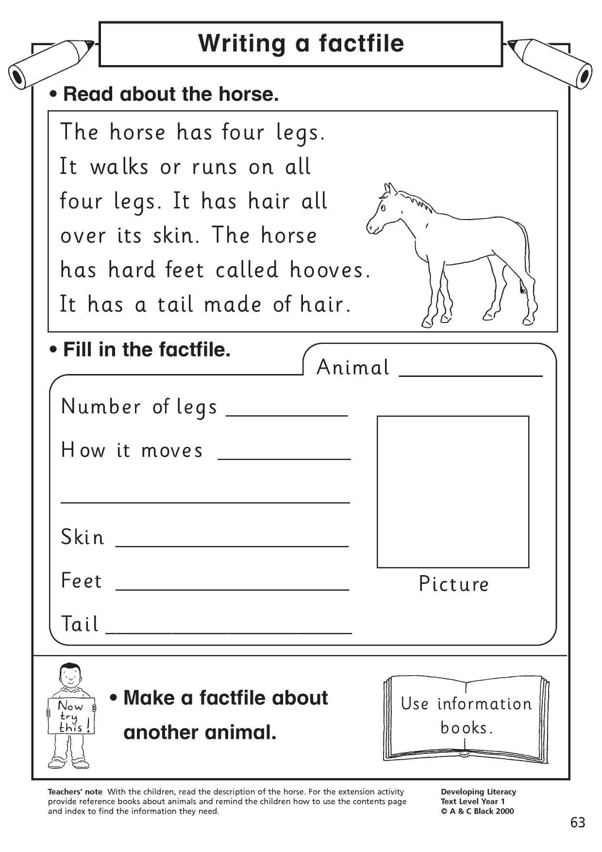Writing Composition Resources For Fs, Ks1 And Ks2 – Teachit With Regard To Report Writing Template Ks1
