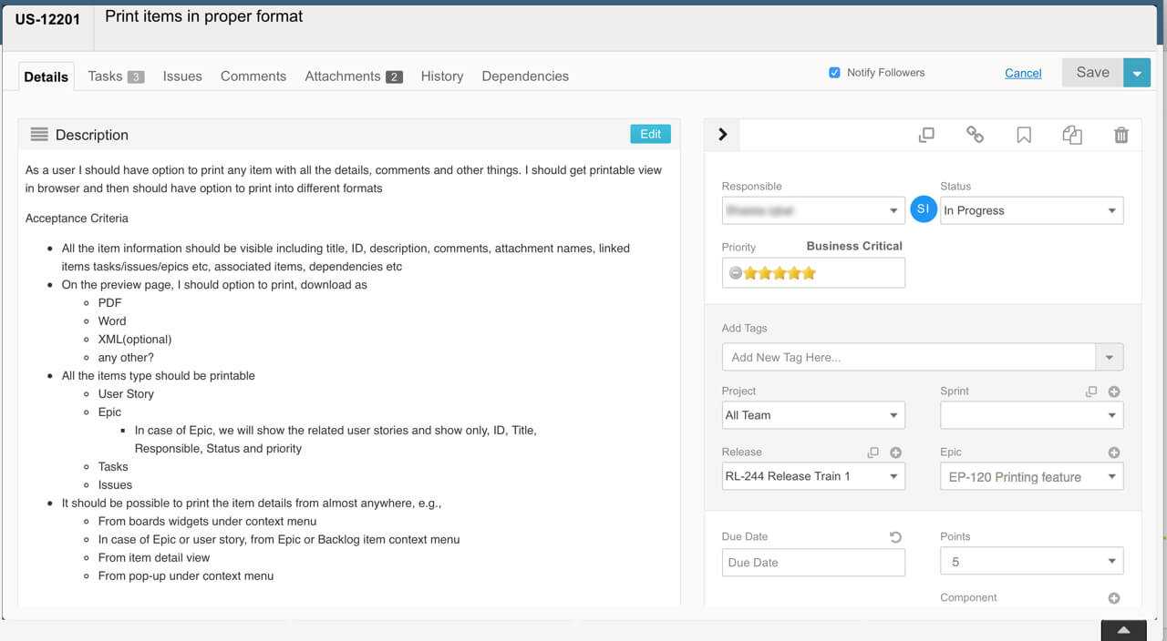 Writing User Stories, Examples And Templates In Agile Inside User Story Template Word