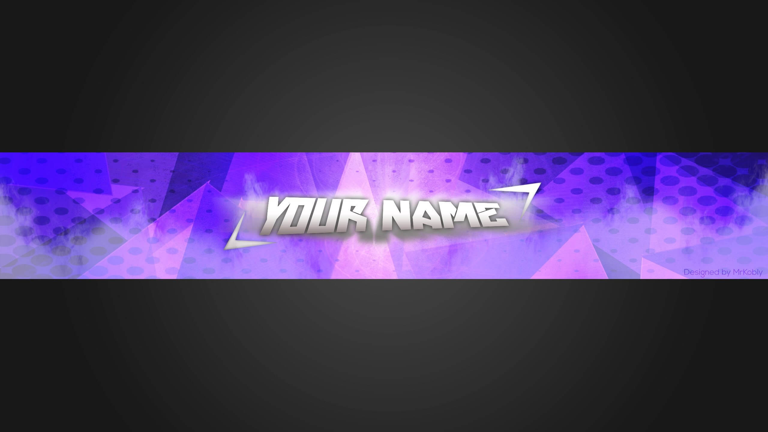 youtube channel banner template
