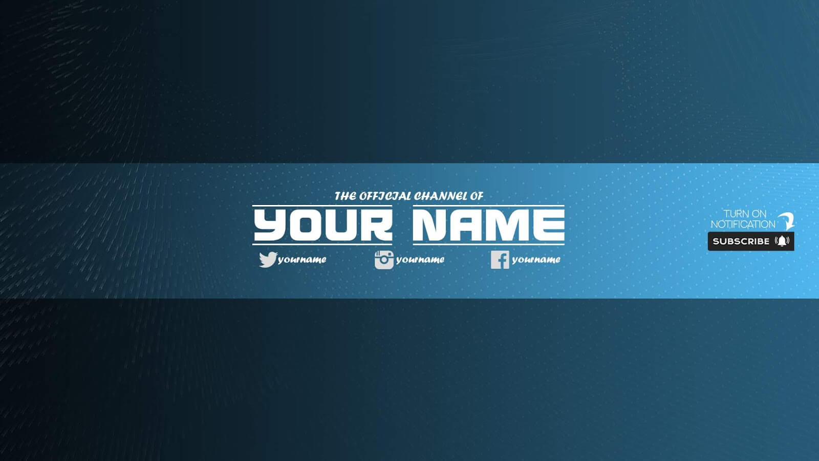 Youtube Banners Template